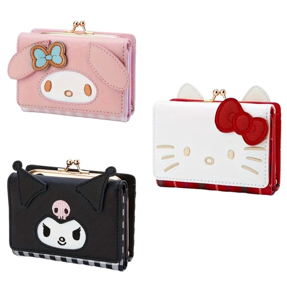 🆕 Hello Kitty, Kuromi and My Melody Wallet Coin Purse Snap Closure - NIB - Picture 8 of 11